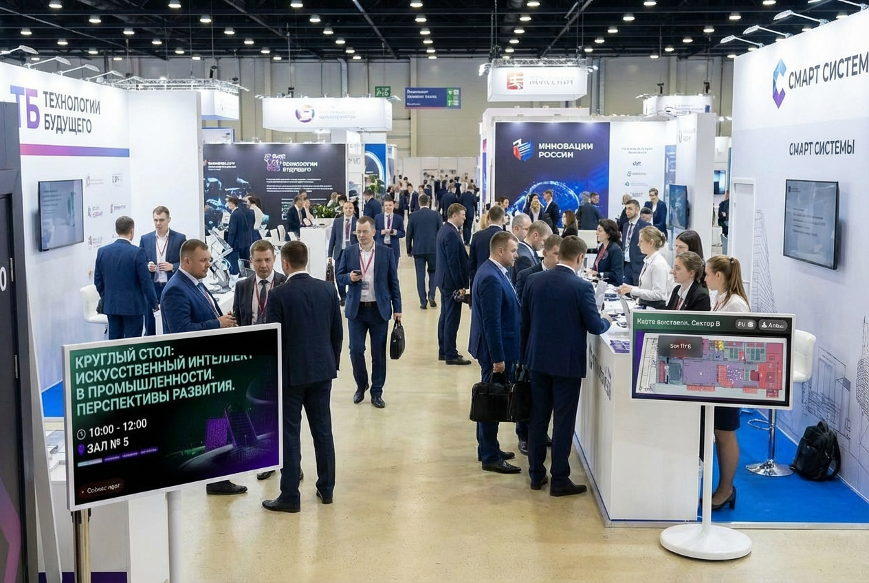 Цифровой консьерж: Как мобильные интерактивные экраны меняют навигацию и маркетинг на мероприятиях